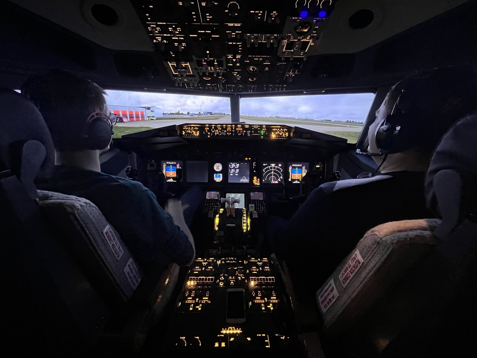 The view from the jump seat